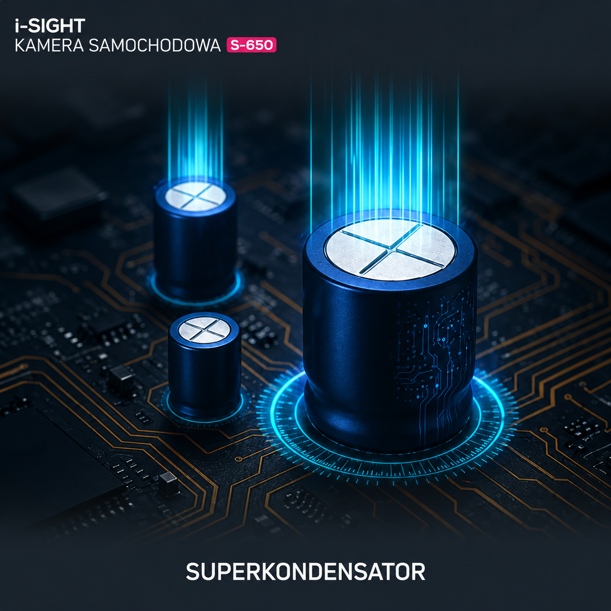 Rejestrator jazdy Trapo i-Sight S-650 | 2K HDR | 60 klatek/s | System ADAS