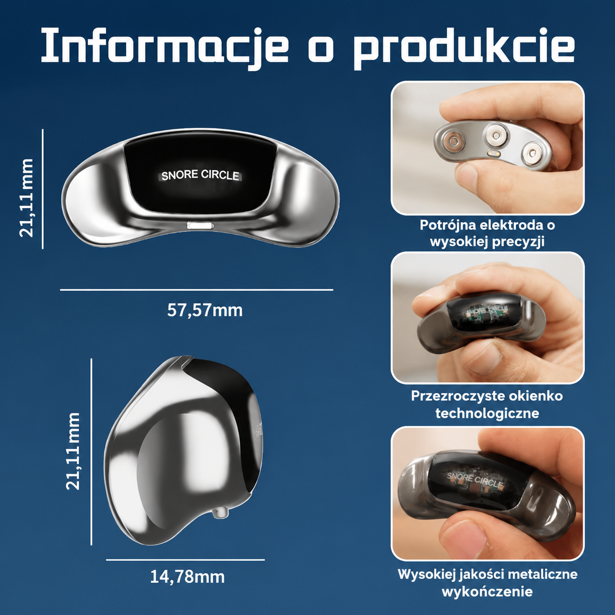 YA4600 – Inteligentne urządzenie przeciw chrapaniu nowej generacji z elektroniczną stymulacją mięśni