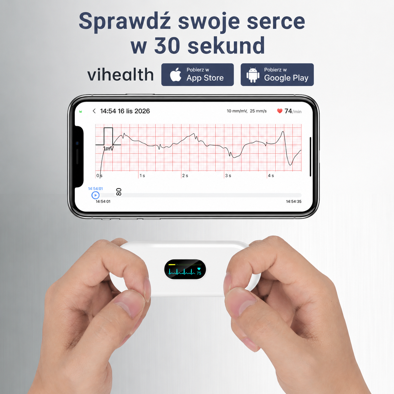 Checkme DuoEKS – Przenośny monitor EKG