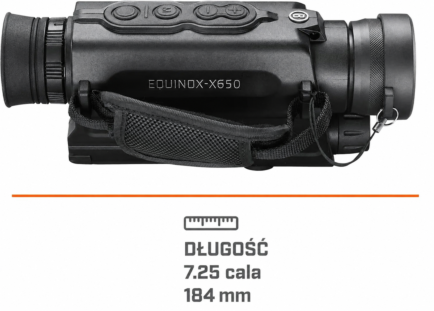 【Specjalna oferta】 Bushnell EX650 cyfrowy monokular noktowizyjny Equinox X650 5 x 32 mm