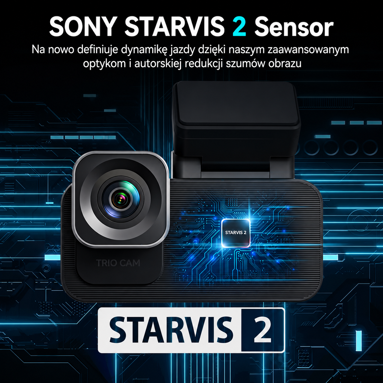 [Copy]Kamera samochodowa Wolfbox X5 Duo przód-tył 4K + 2,5K z czujnikiem STARVIS 2 IMX678, kompaktowa mini kamera samochodowa