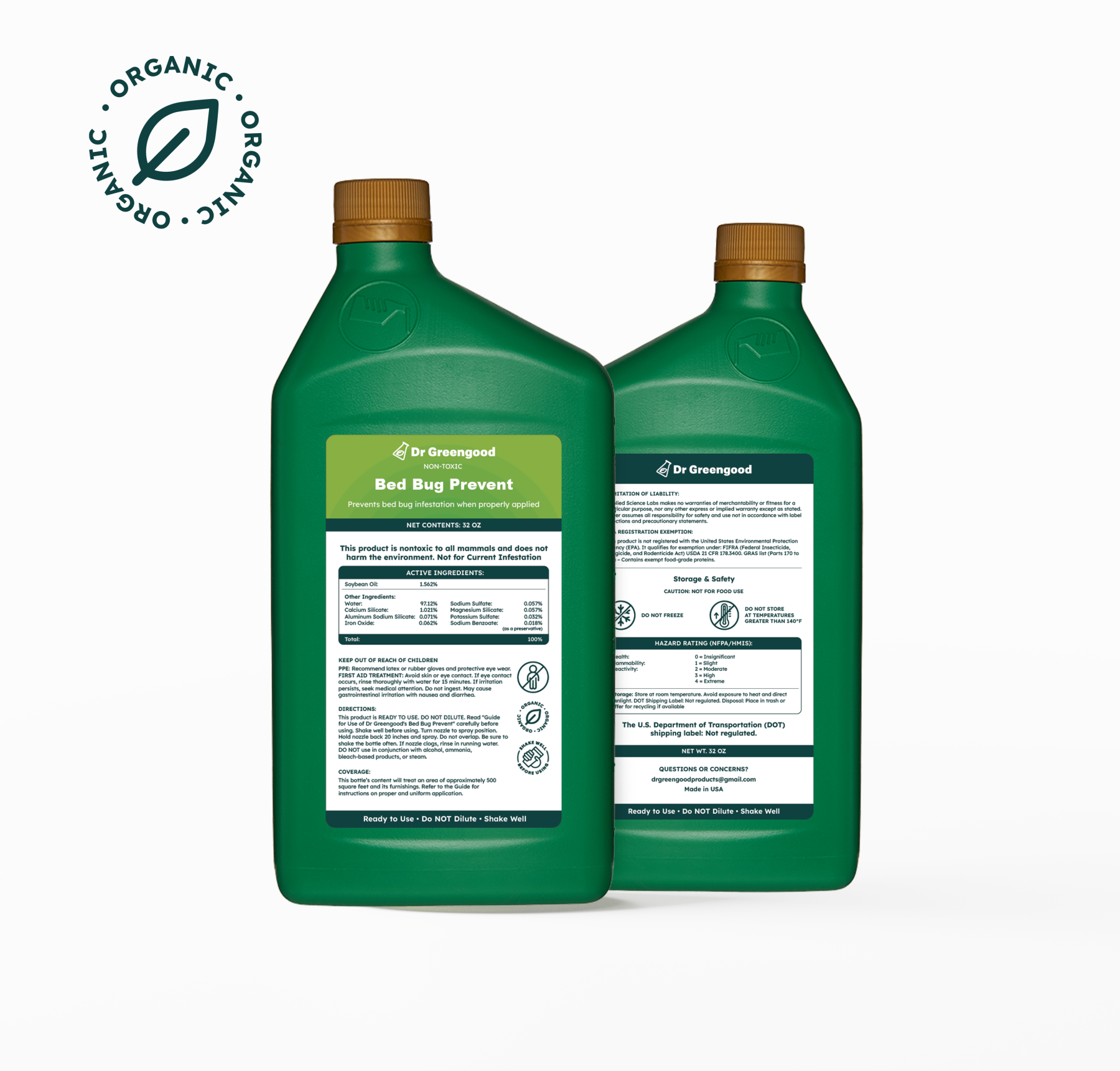 Commercial Bed Bug Preventative – 32 oz. (Ready to Use)