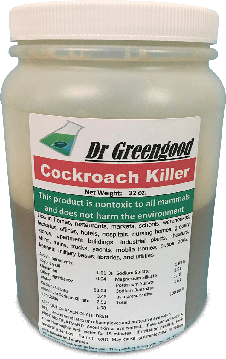 Dr Greengood Commercial Cockroach Killer 24 Oz. Bottle Super Concentrate To Make 1 Gallon