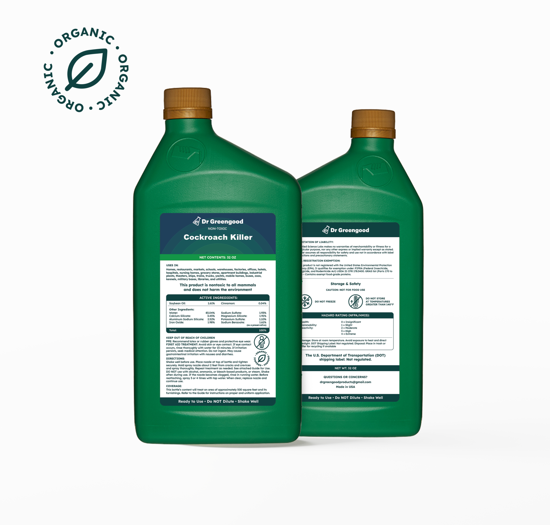 Commercial Cockroach Killer – 32 oz. (Ready to Use)