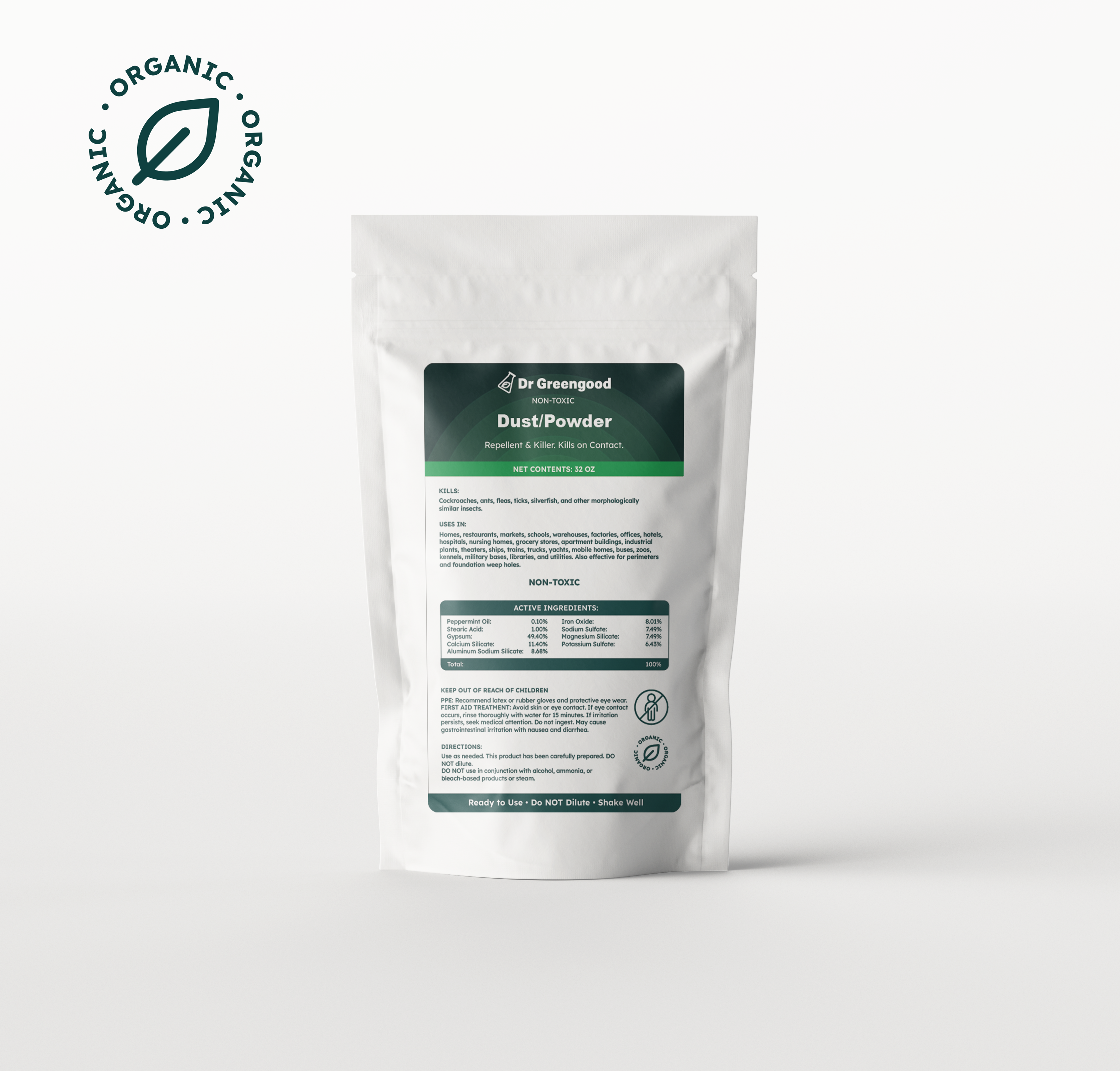 Dust/Powder Repellent & Killer – 10 oz. (Ready to Use)