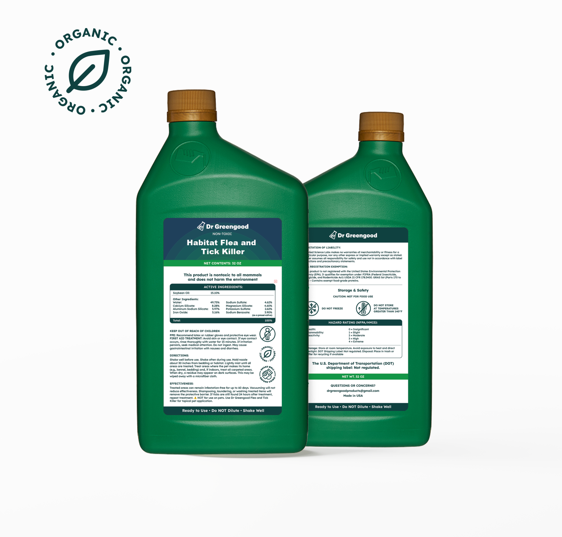 Household Flea and Tick Killer – 32 oz. (Ready to Use)