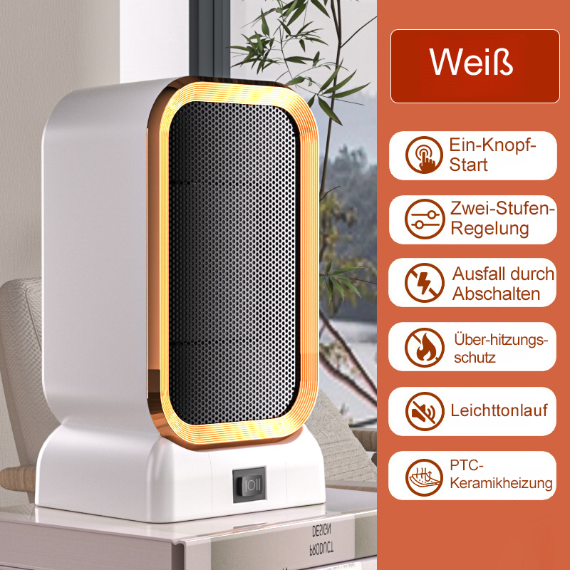 Intelligenter Schnellheizlüfter✨Wärmeabgabe bis zu 30 Meter.