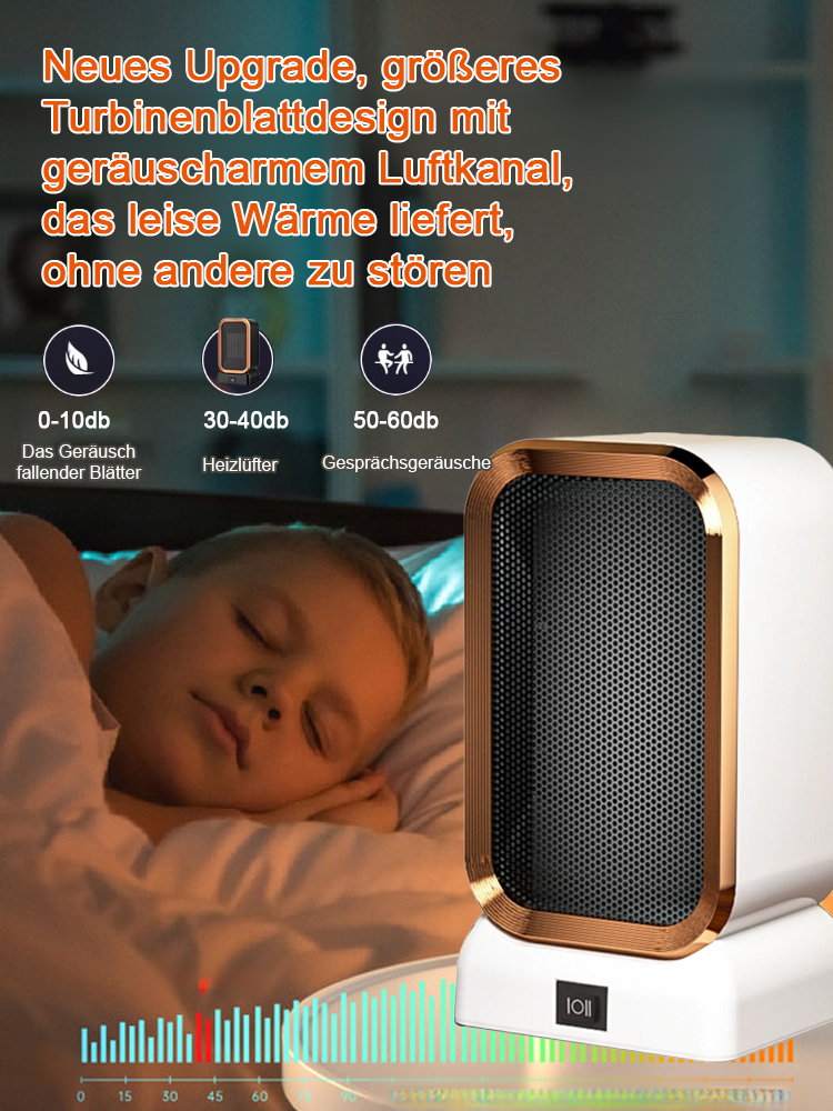 Intelligenter Schnellheizlüfter✨Wärmeabgabe bis zu 30 Meter.