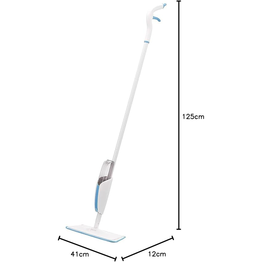 Sprühmopp, blau und weiß