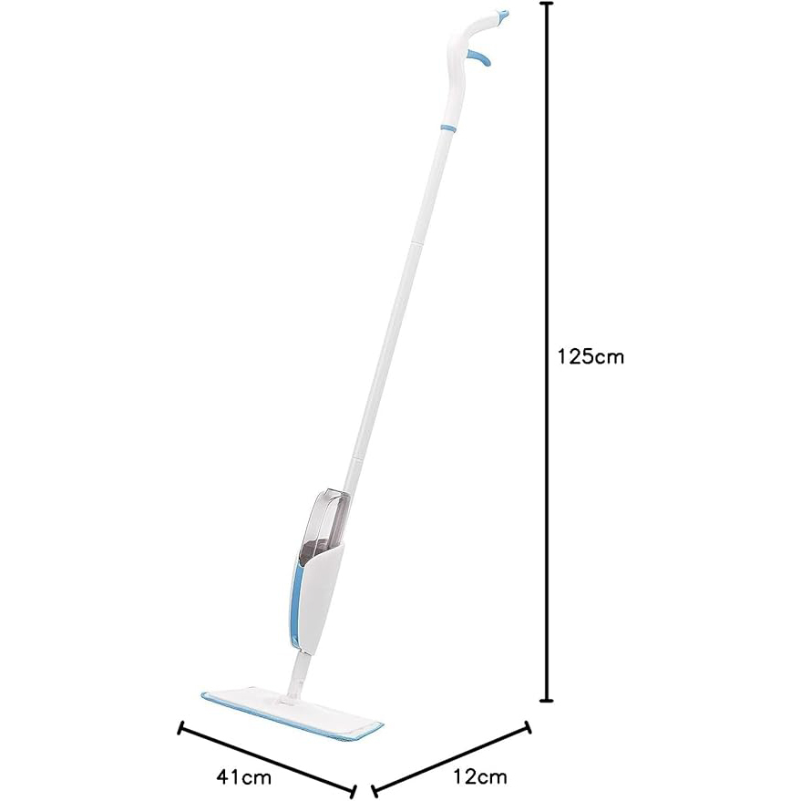 Sprühmopp, blau und weiß