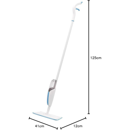 Sprühmopp, blau und weiß