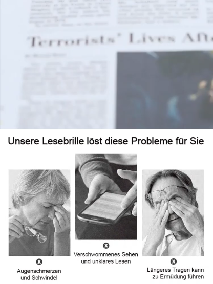 【🕶️Automatischer Zoom, der den gesamten Bereich von 0 bis 1000 Grad abdeckt.】Intelligente Auto-Fokus Lesebrille 