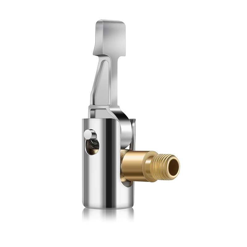  2 Stück 8mm Autoventil Adapter, Bosch Easy Pump Autoventil Hebelstecker Air Chuck Autoventil Adapter Reifen Ventil Luftpumpe Clip Fahrrad Ventil Adapter für Reifenventile