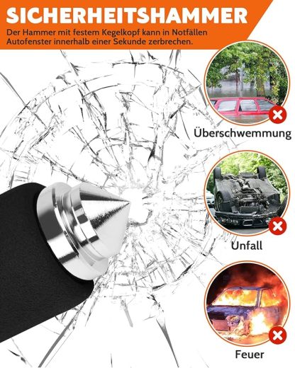 Tevlaphee Lenkradkralle, Lenkradschloss für Auto, Auto Diebstahlsicherung, Lenkradsperre Wohnmobil, Auto-Kralle als Wegfahrsperre, Universal(Schwarz)