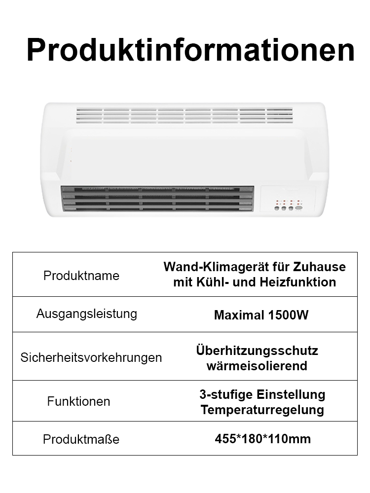 ⚡Mobiles Klimagerät | Kühlt in 1 Min| 99% Luftreinigung | Flüsterleise⚡