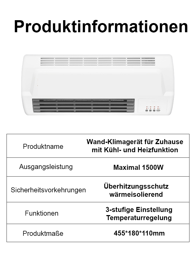 ⚡Mobiles Klimagerät | Kühlt in 1 Min| 99% Luftreinigung | Flüsterleise⚡