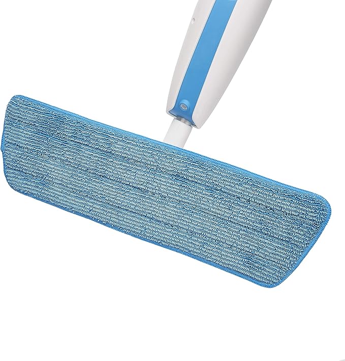 Sprühmopp, blau und weiß