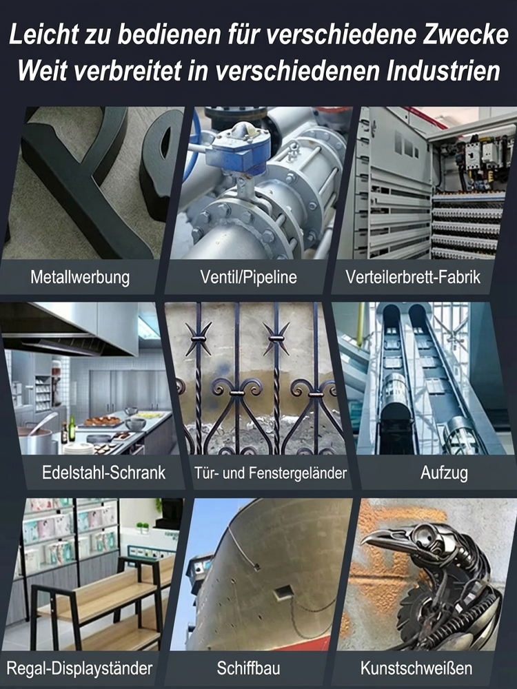 【Schweißen, Rostentfernung, Schneiden 3 in 1】Präzisionsschweißwerkzeuge in Luft- und Raumfahrtqualität | Lasergenauigkeit für die komplexe Metallverarbeitung 🔧✈️