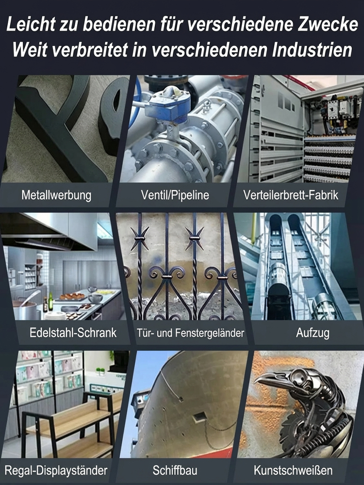 【Schweißen, Rostentfernung, Schneiden 3 in 1】Präzisionsschweißwerkzeuge in Luft- und Raumfahrtqualität | Lasergenauigkeit für die komplexe Metallverarbeitung 🔧✈️