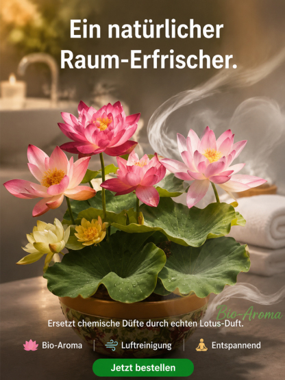 [Nach 7 Tagen sprießen grüne Keime, und nach 30 Tagen blüht es.]  Hydroponische Lotussamen ✨ Natürliche Aromatherapie