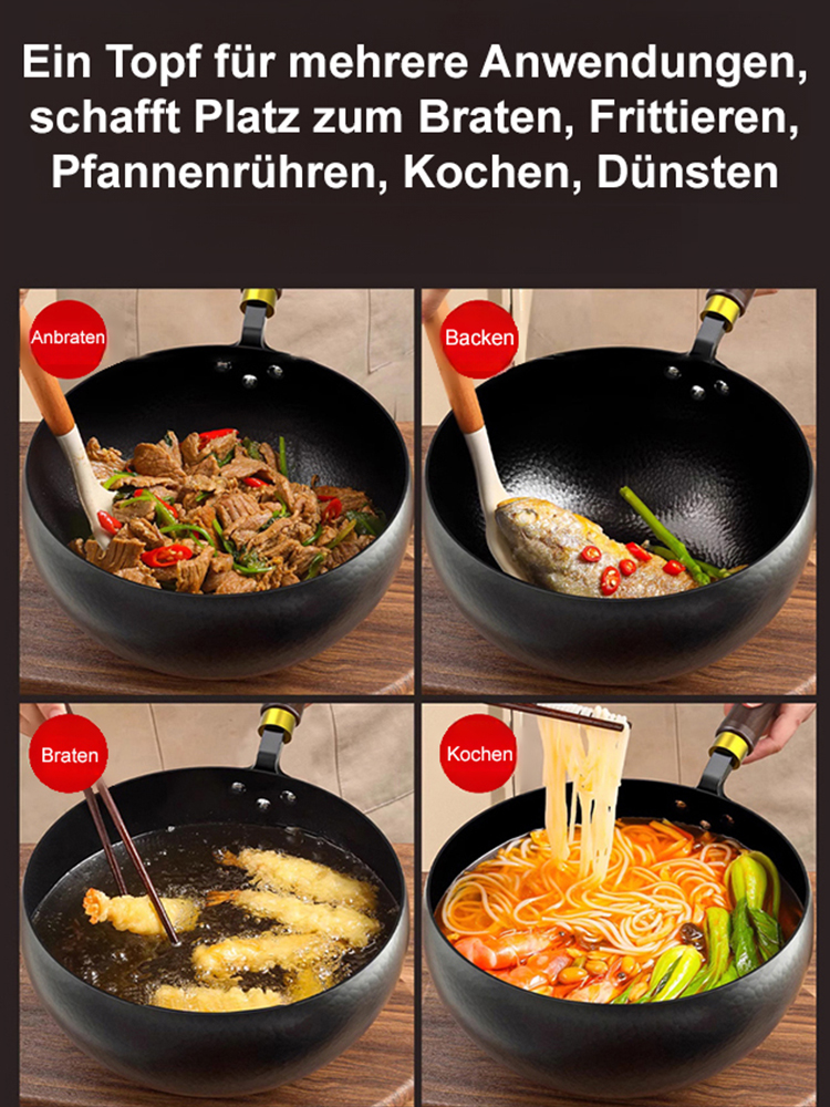 【Kostenlose Testversion】♥Handgefertigter gehämmerter Topf