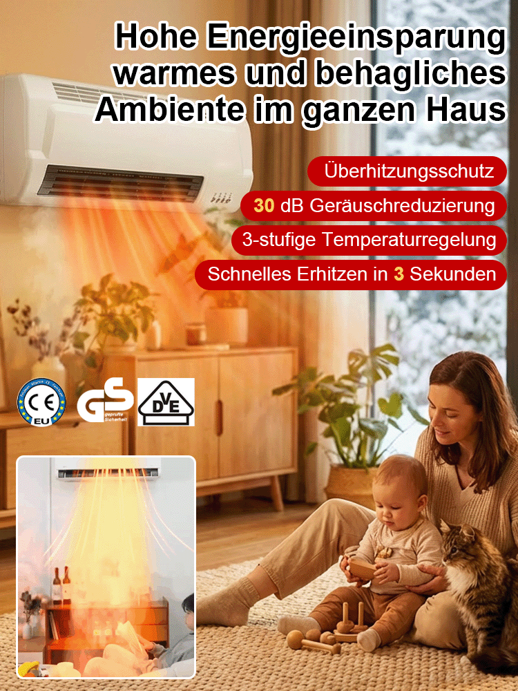 ⚡Mobiles Klimagerät | Kühlt in 1 Min| 99% Luftreinigung | Flüsterleise⚡