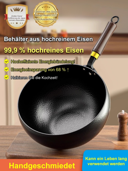 【Kostenlose Testversion】♥Handgefertigter gehämmerter Topf