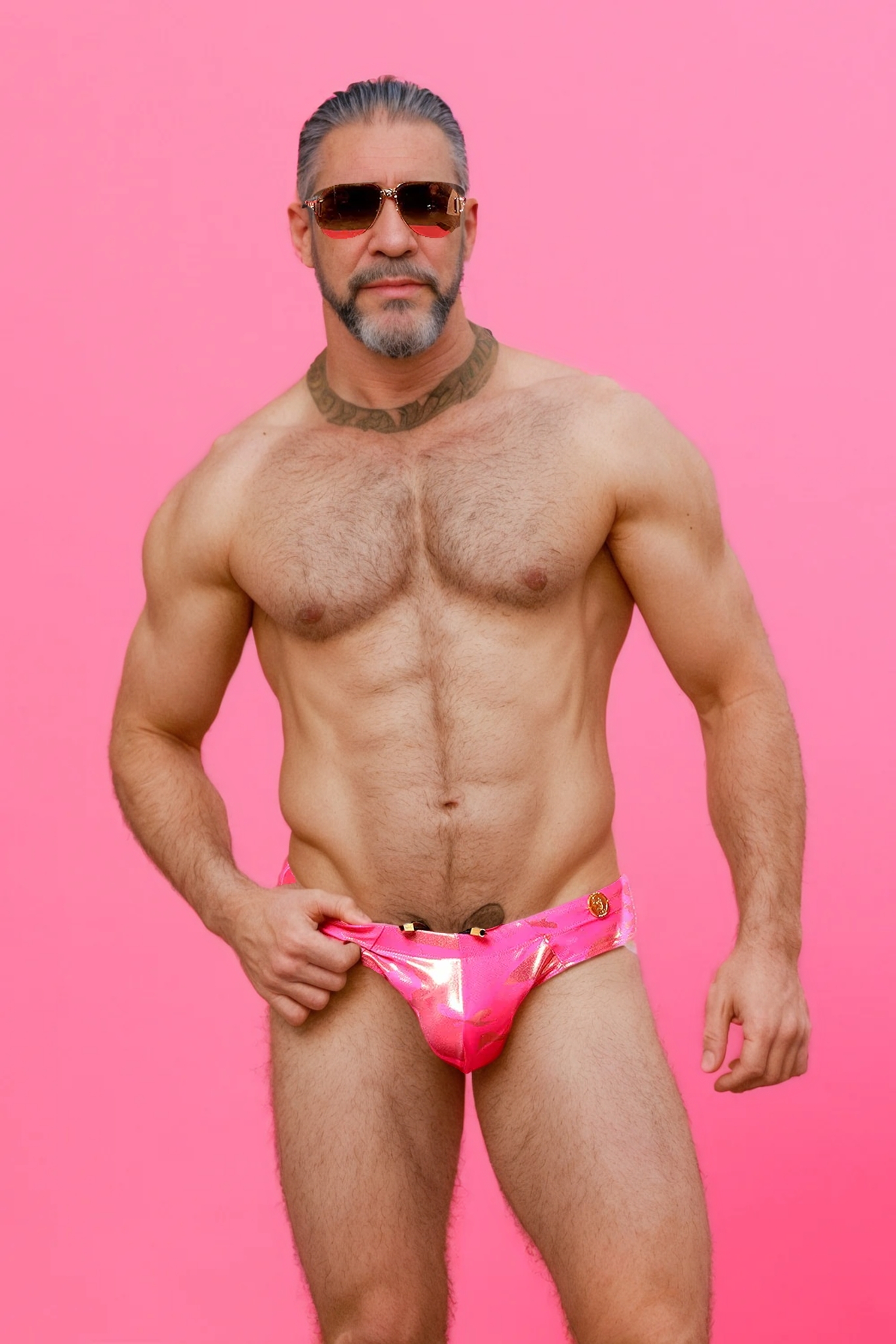 Mysteryglove Radiant Pink Mirror Camo Bikini Stand Out in Style