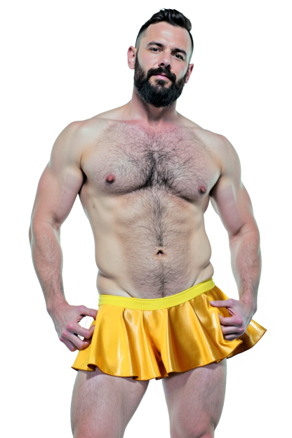 Men Bright Yellow Ducky Jock