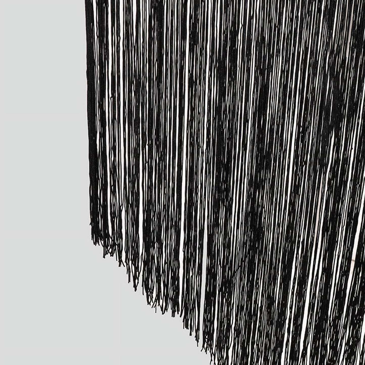 Men's Fringed Glitter Triangle Turtleneck Cape Cloak for Evening Club Party