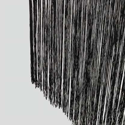 Men's Fringed Glitter Triangle Turtleneck Cape Cloak for Evening Club Party