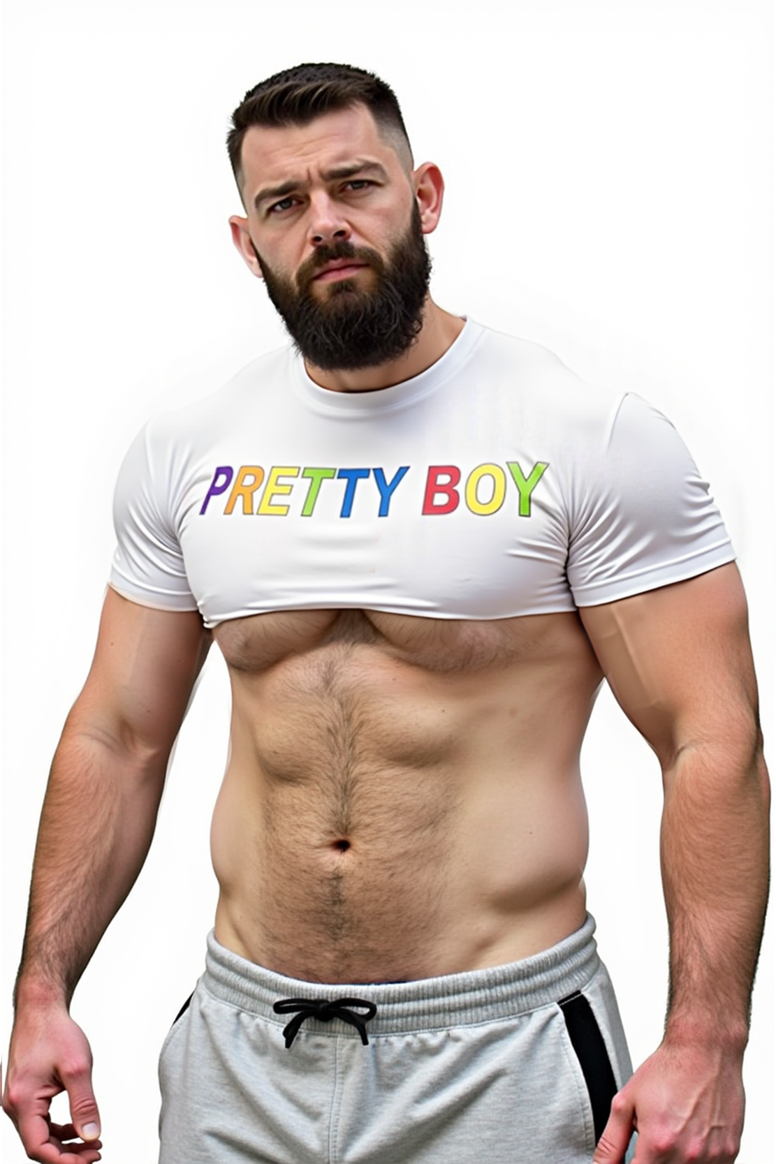 Rainbow Letter Statement Tee