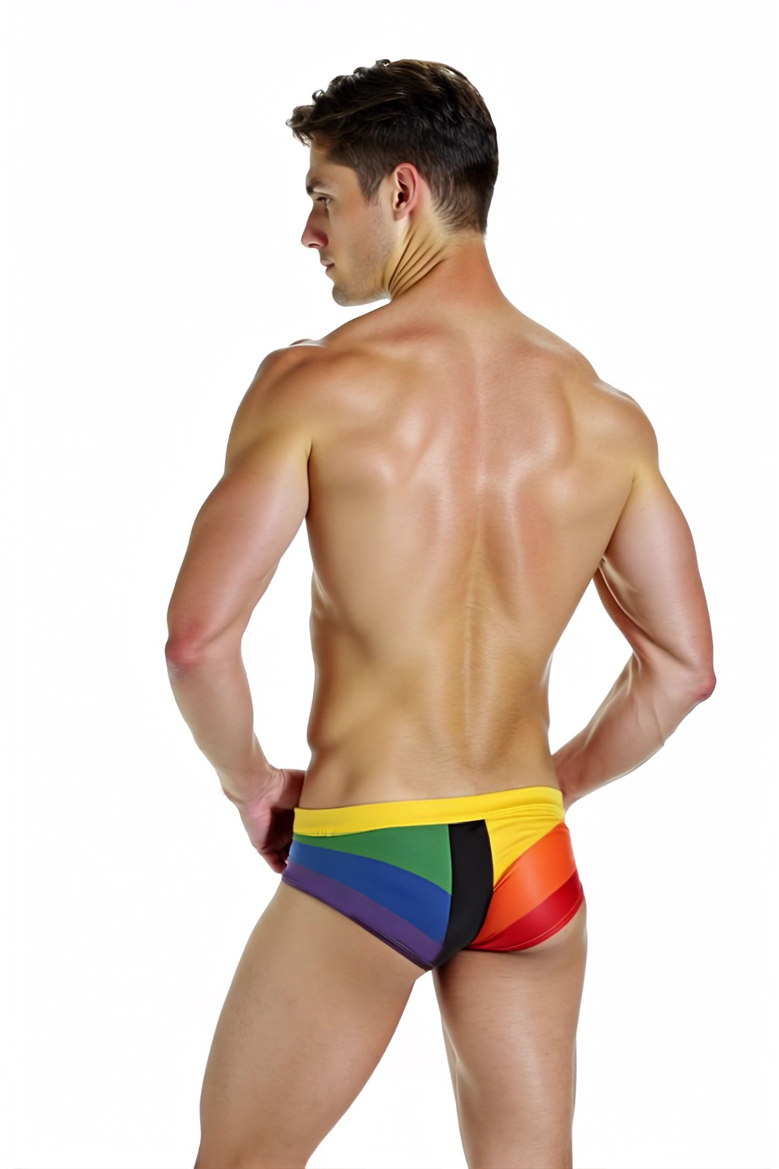 Sleek Pride Swim Briefs