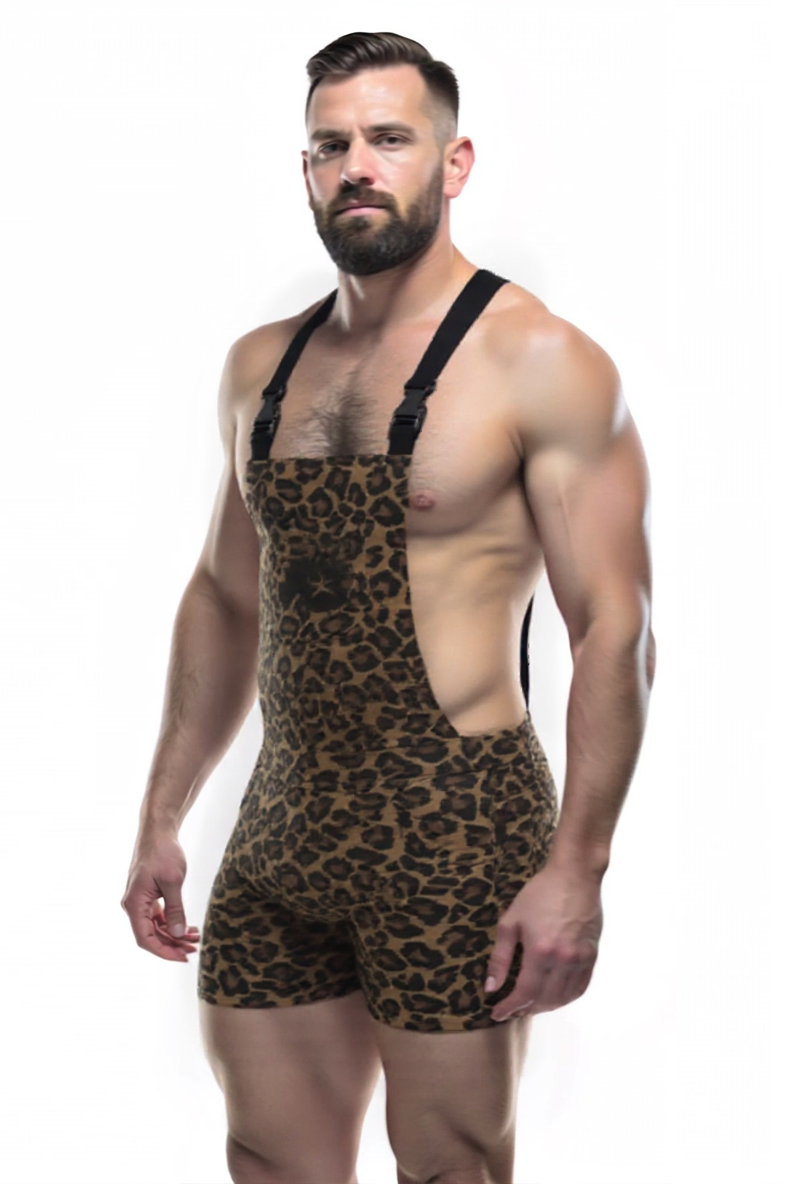 Fashion-Forward Leopard Overalls: Stand Out in Style!