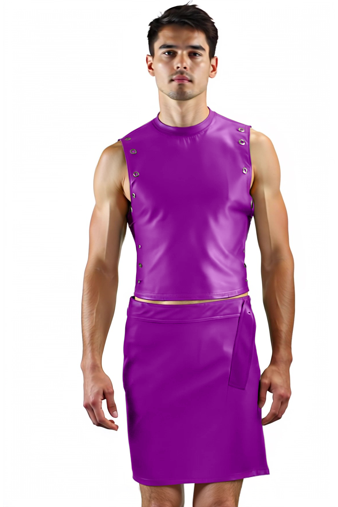 Men's Olive Green Sleek Set 