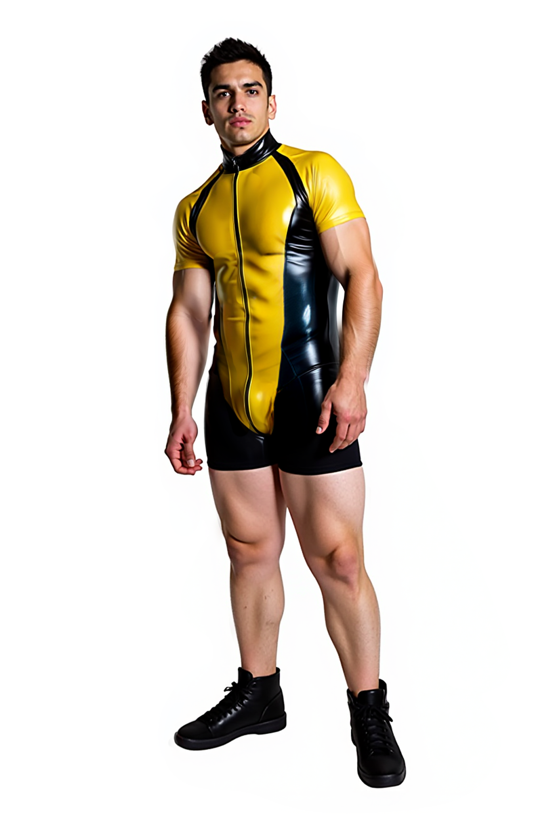 Mysteryglove “Viper X” One-Piece Leather Romper