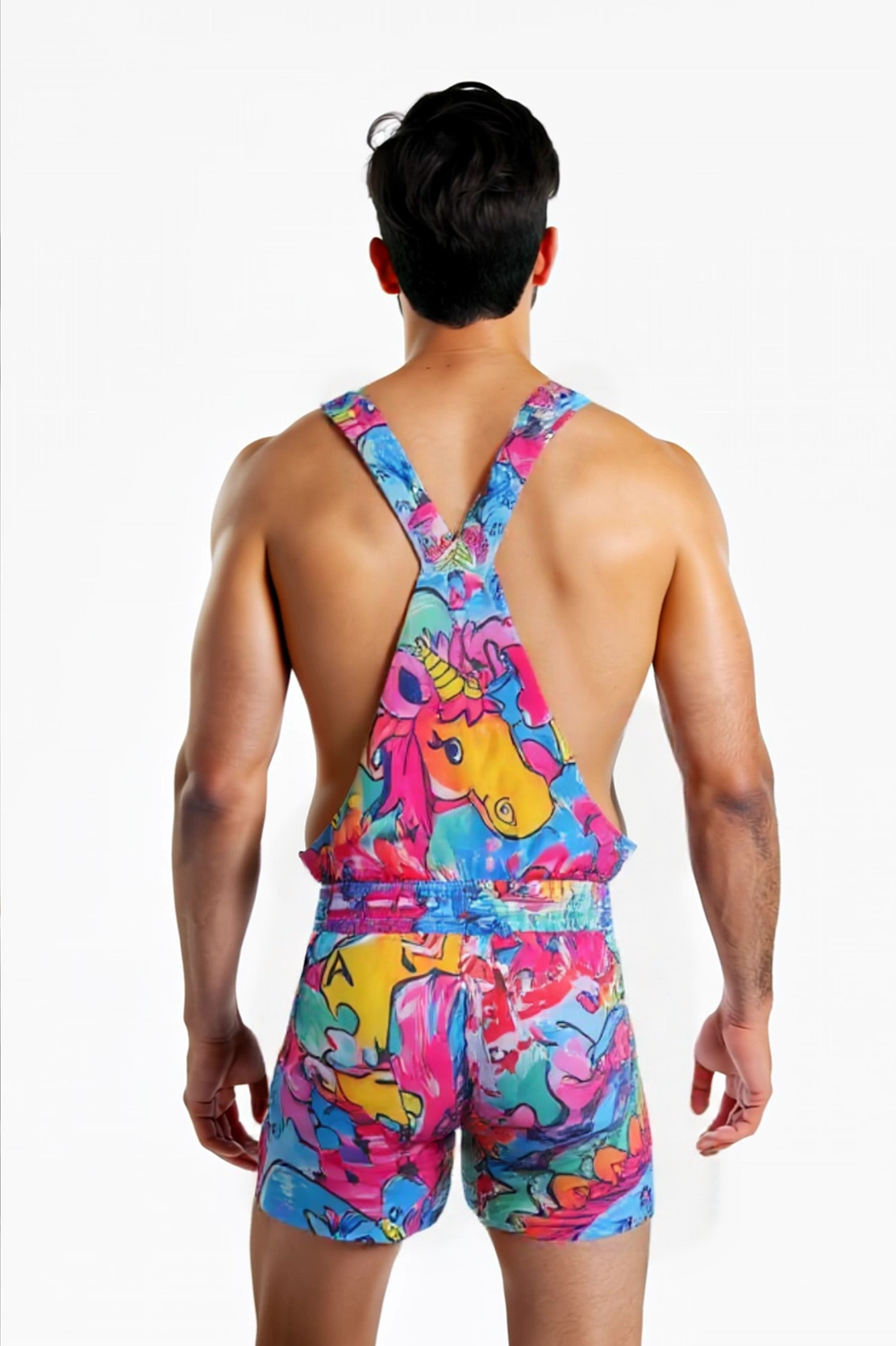 Joylgbt Rainbow Unicorn Men’s Romper