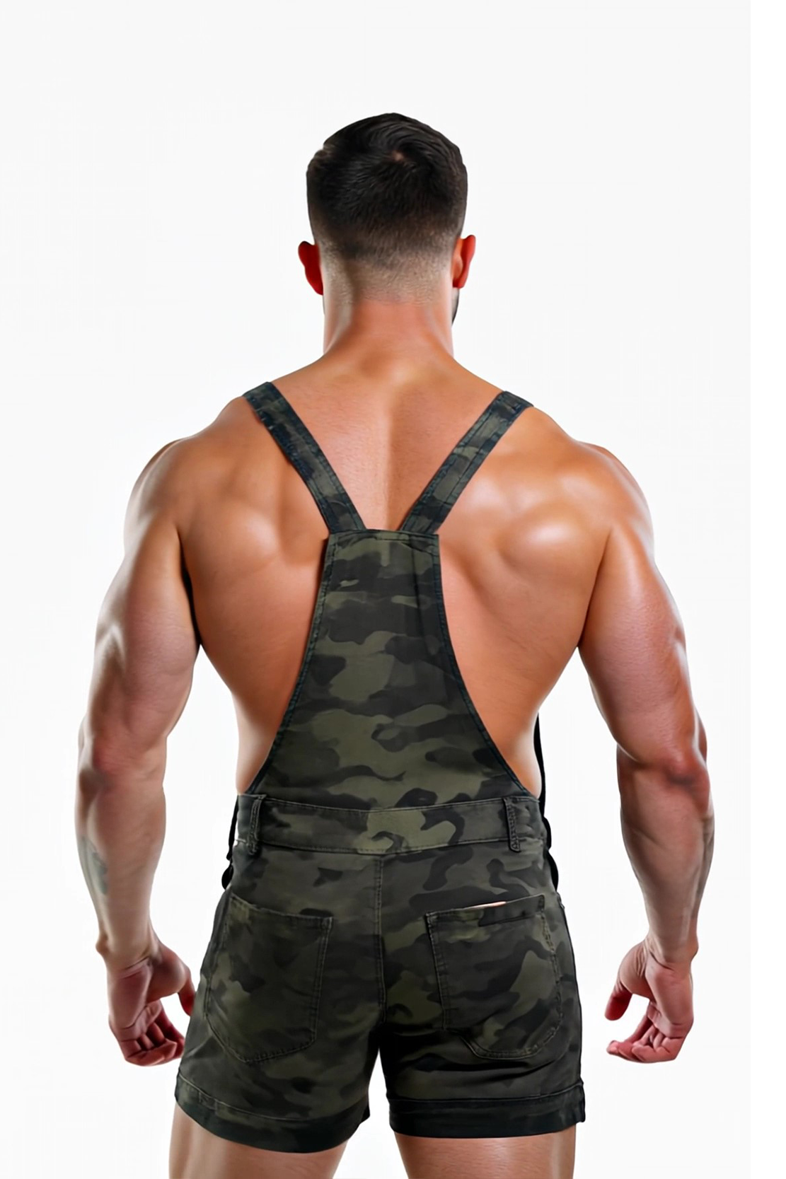 CAMO JEANS OVERALLS