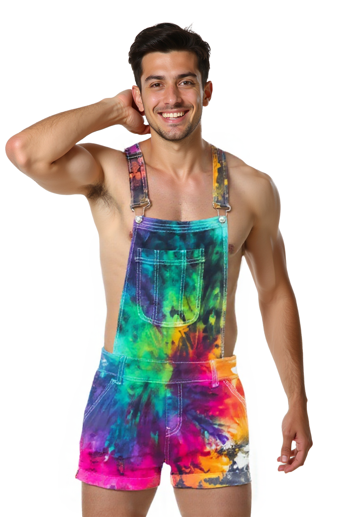 Joylgbt Men’s Tie-Dye Romper