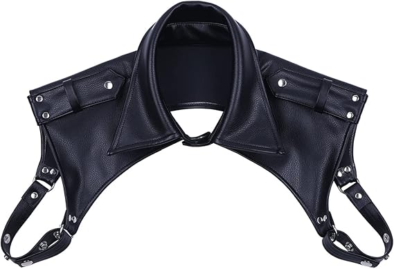 Men's Steampunk Leather Shoulder Armor Harness