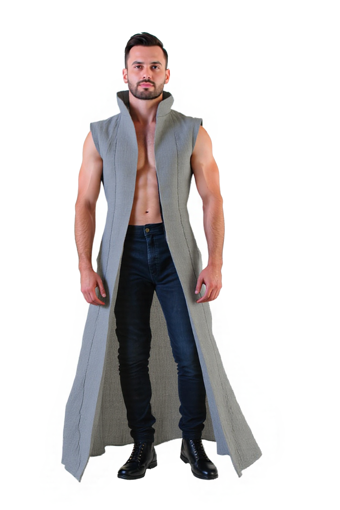  Joylgbt Statement Long Vest - Sharp, Structured, and Stylish