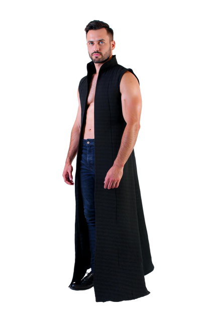  Joylgbt Statement Long Vest - Sharp, Structured, and Stylish