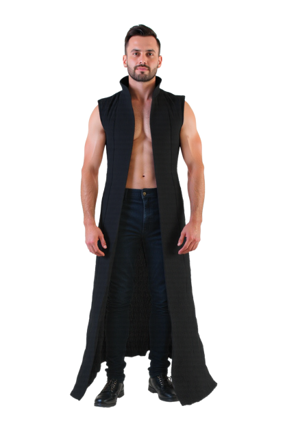  Joylgbt Statement Long Vest - Sharp, Structured, and Stylish