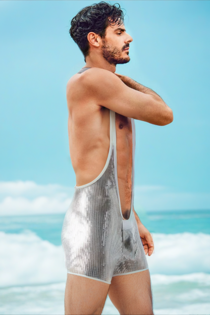Paris Star Singlet Silver