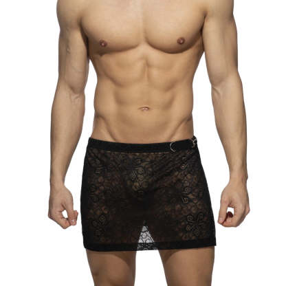 FLOWERY LACE SKIRT