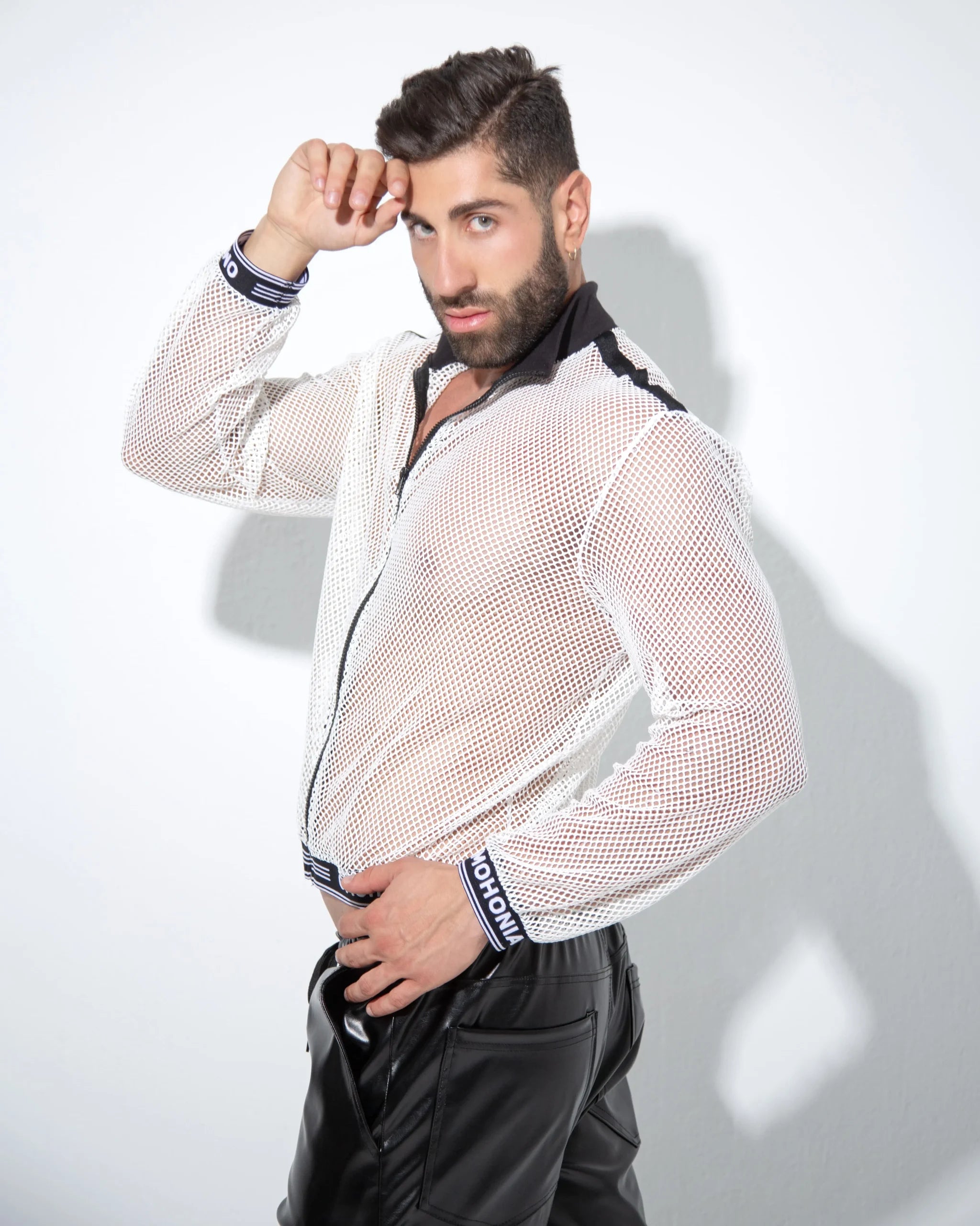 Mysteryglove Classic White Bomber Jacket – Sleek Minimalist Style for Every Season