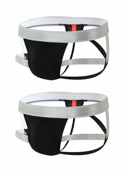 Men's Multi-Strap Solid Color Jockstrap
