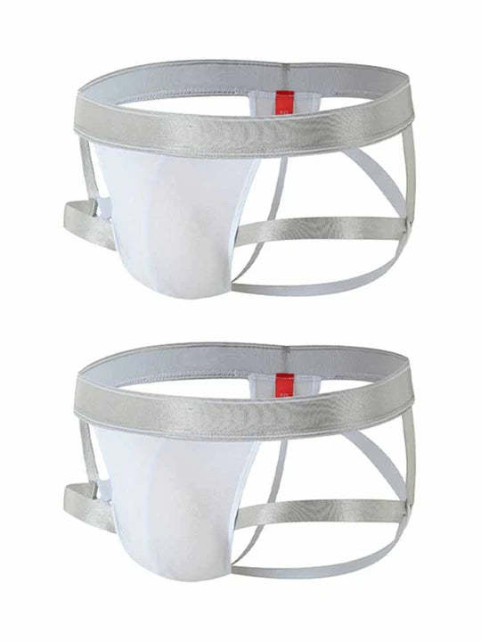 Men's Multi-Strap Solid Color Jockstrap