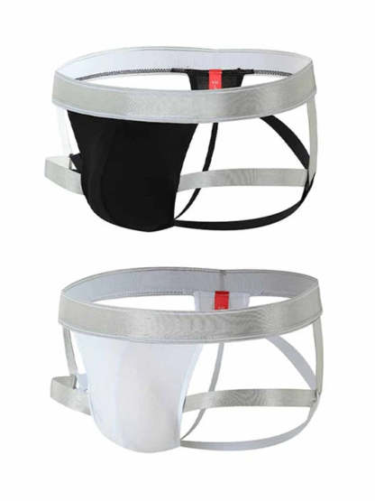 Men's Multi-Strap Solid Color Jockstrap
