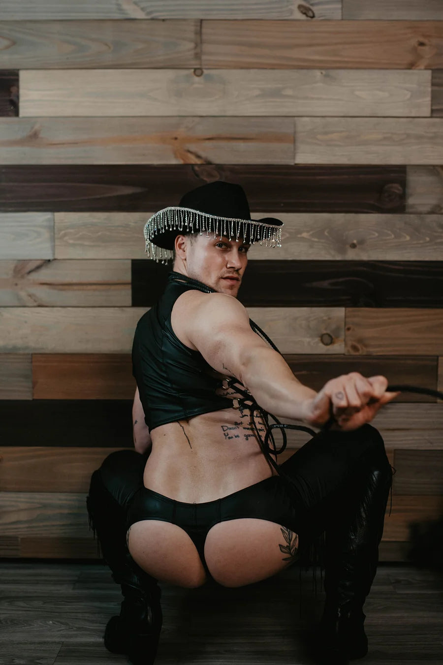 Matte Vinyl Zip Up Chaps